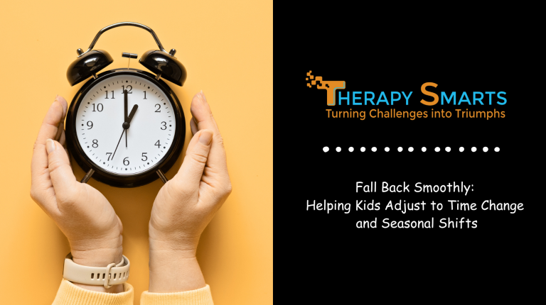 Read more about the article Fall Back Smoothly: Helping Kids Adjust to Time Change and Seasonal Shifts