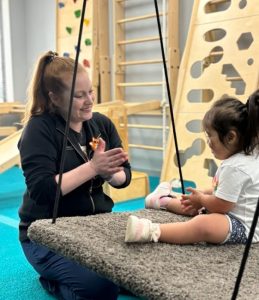 Child at therapy smarts