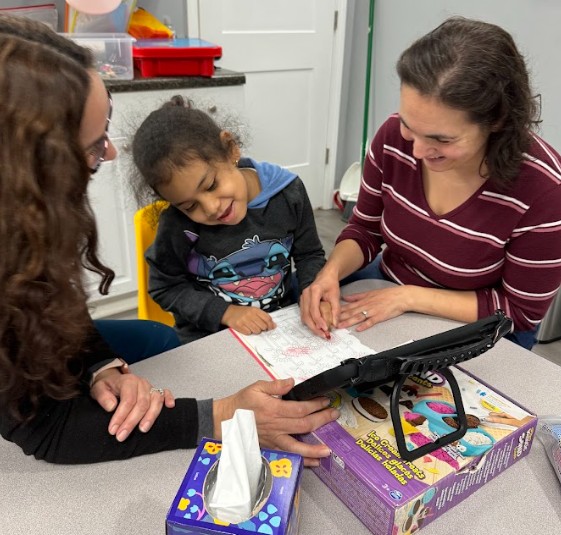 Child receiving Therapy Smarts PT