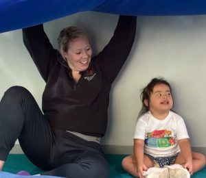 Child receiving therapy