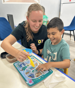 Child in therapy