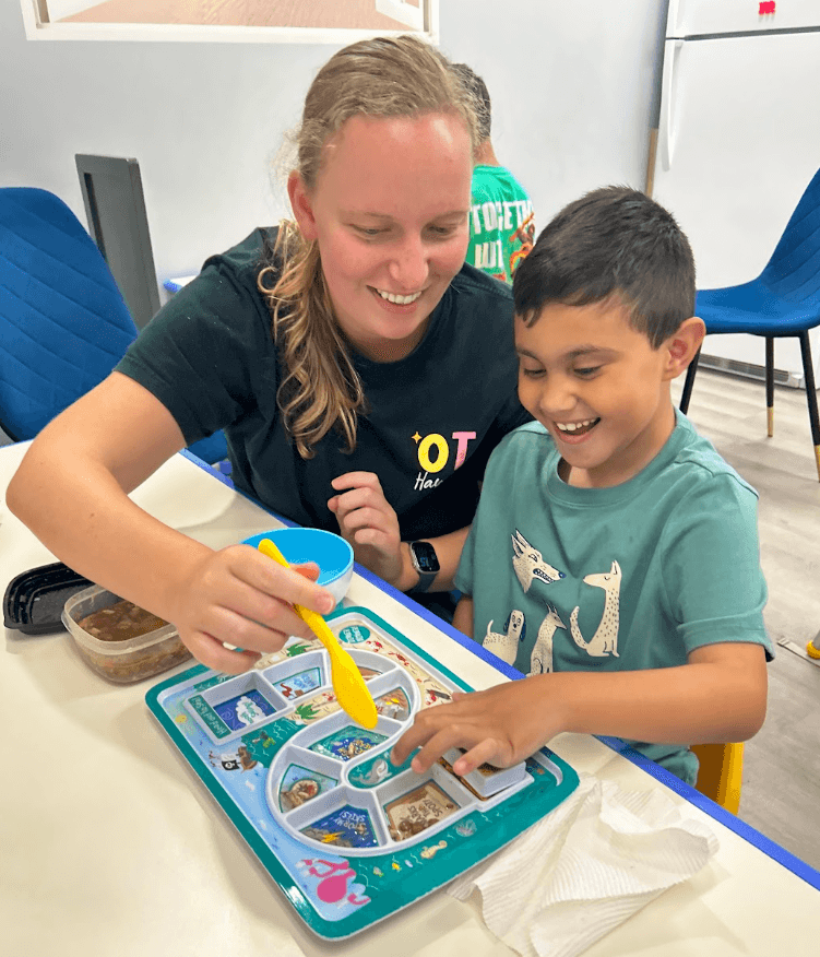 Child in therapy